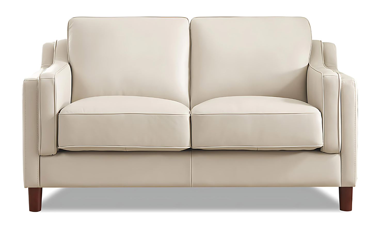 Bella Leather Living Room Set With Box Cushion-Jennifer Furniture