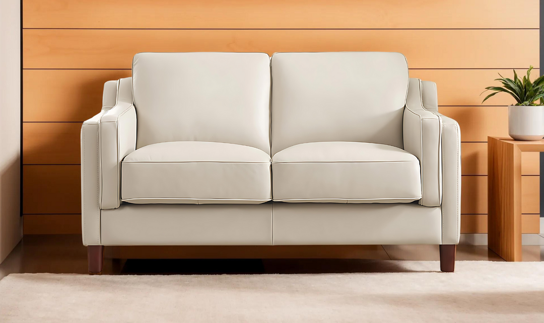 Bella Leather 2-Seater Loveseat-Jennifer Furniture