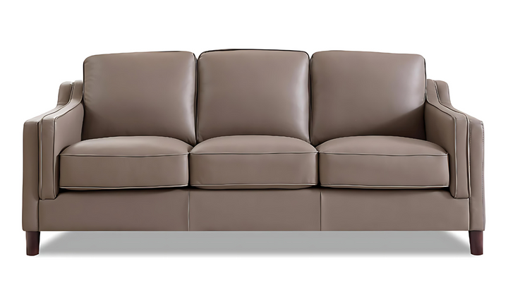 Bella Leather 3-Seater Sofa-Jennifer Furniture