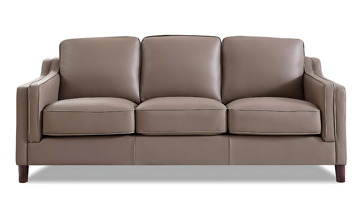 Bella Leather Living Room Set With Box Cushion-Jennifer Furniture