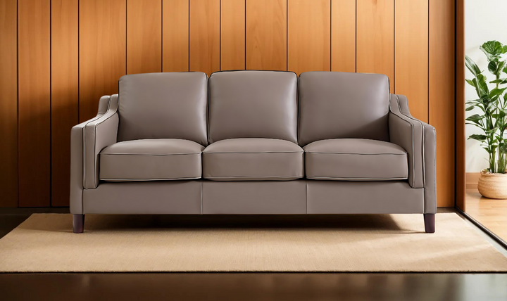 Bella Leather 3-Seater Sofa-Jennifer Furniture