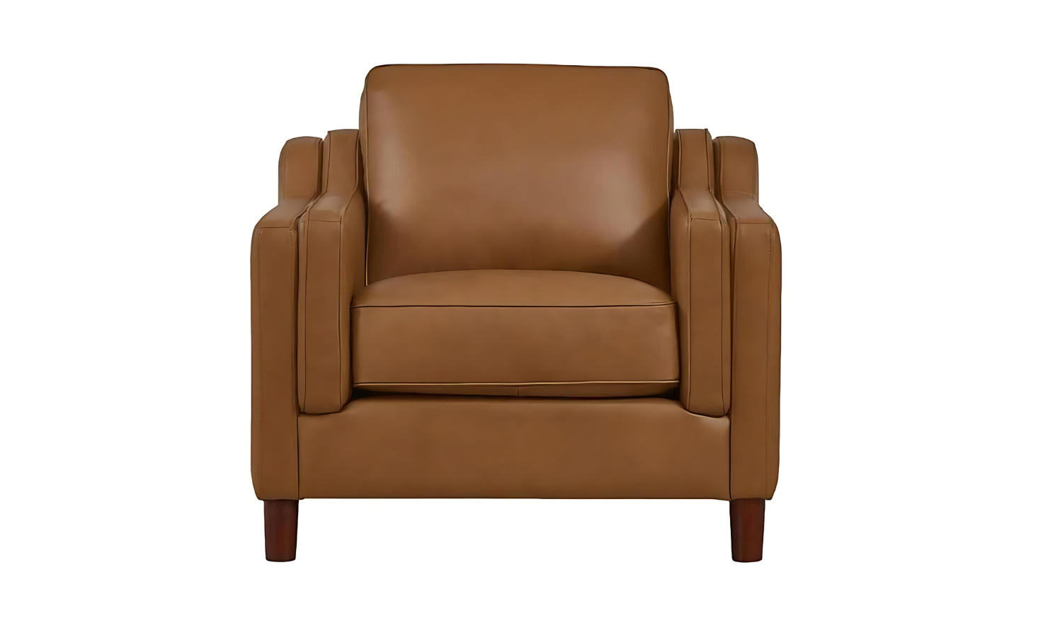 Bella Leather Living Room Set With Box Cushion-Jennifer Furniture