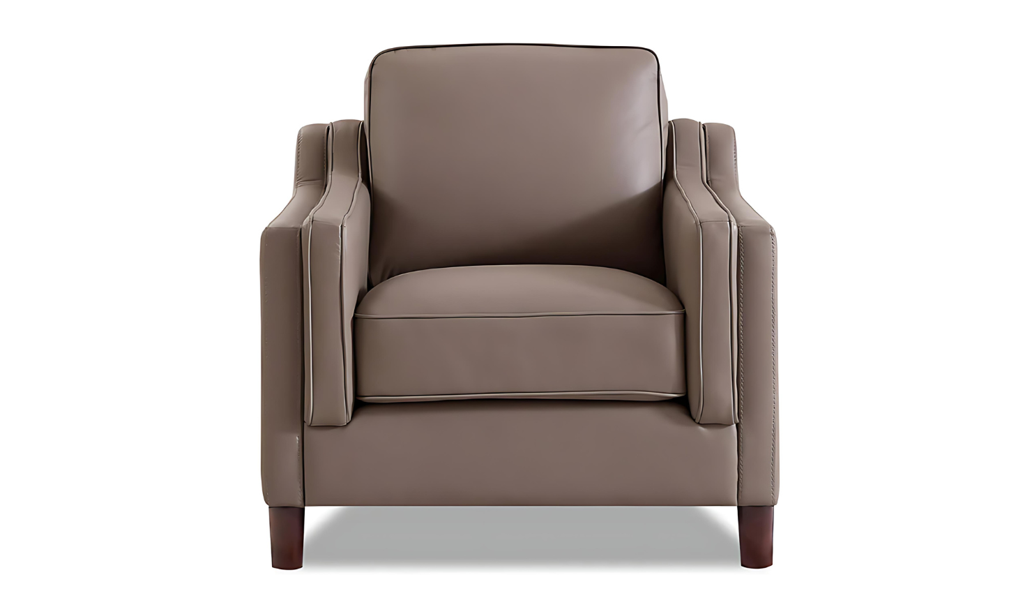 Bella Leather Living Room Set With Box Cushion-Jennifer Furniture
