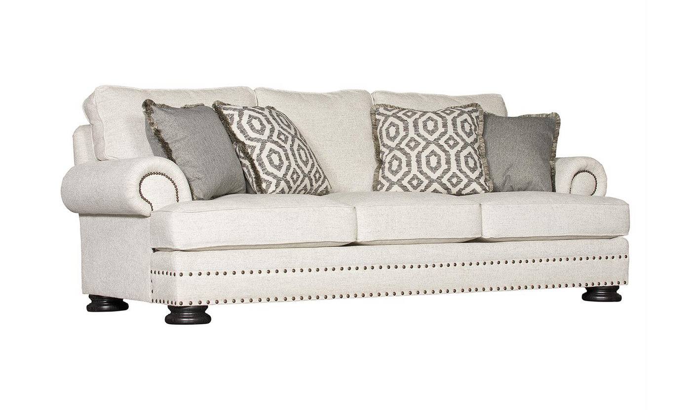 Bernhardt 3 Seater Foster Sofa with Rolled Arms