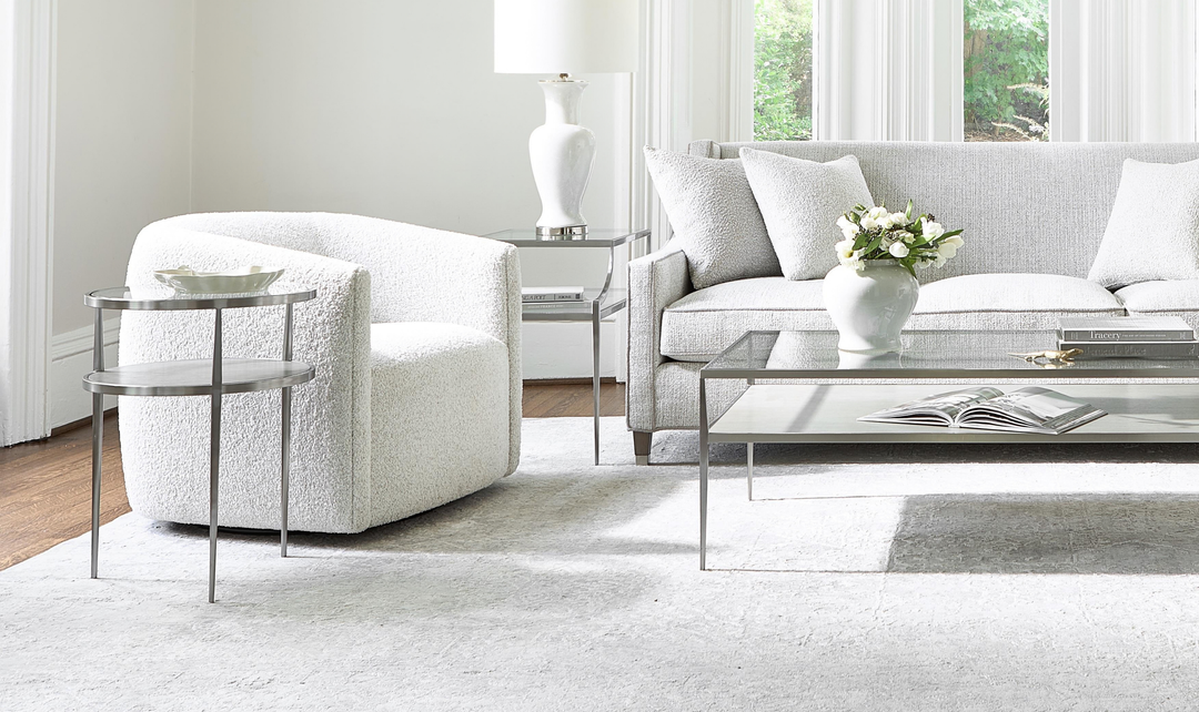 Bernhardt Aline Fabric Swivel Chair-Jennifer