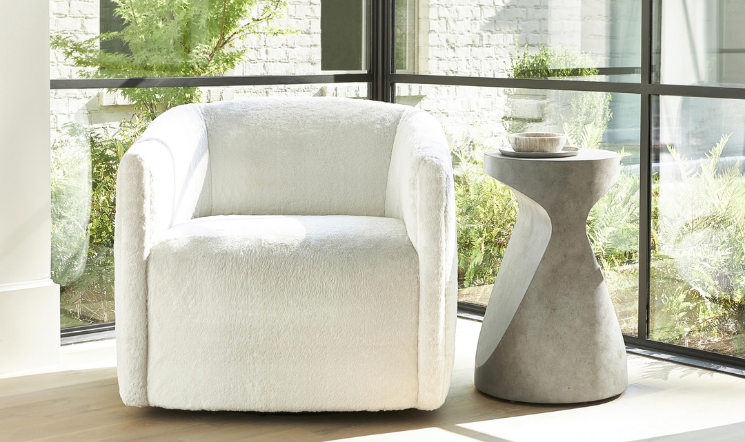 Bernhardt Aline Fabric Swivel Chair-Jennifer
