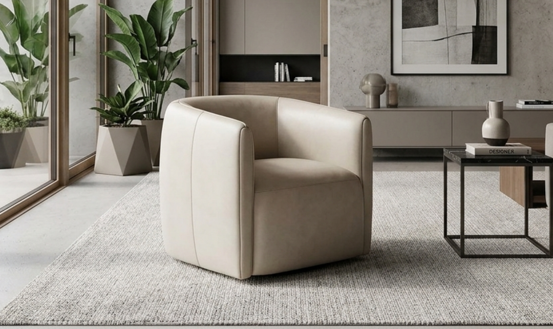 Bernhardt Aline Fabric Swivel Chair-Jennifer