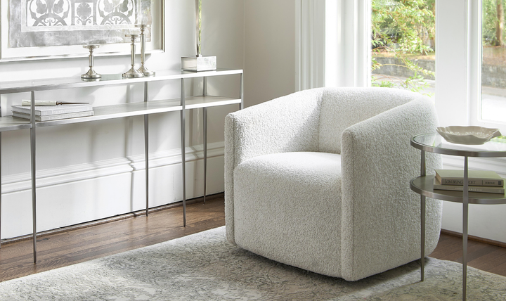 Bernhardt Aline Fabric Swivel Chair-Jennifer