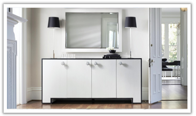Bernhardt Silhouette Contemporary Style Buffet with Soft Closing Doors