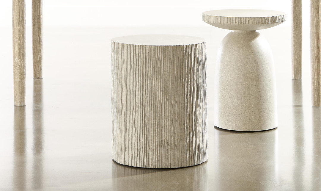 Bernhardt Antibes Cylindrical Drum Accent Table- Jennifer Furniture