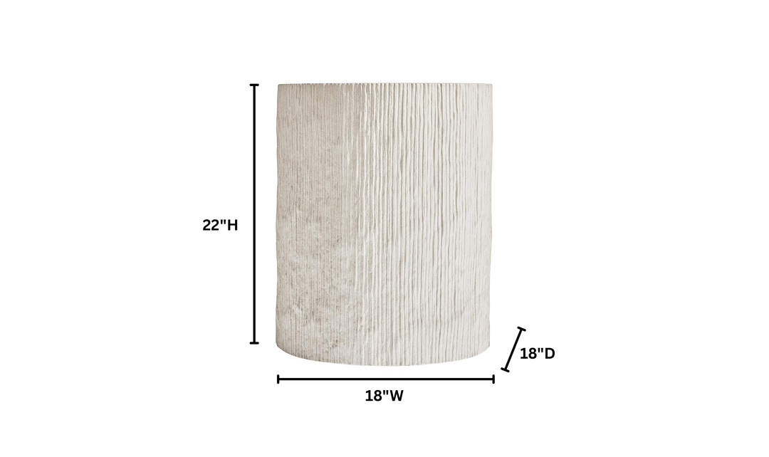 Bernhardt Antibes Cylindrical Drum Accent Table- Jennifer Furniture
