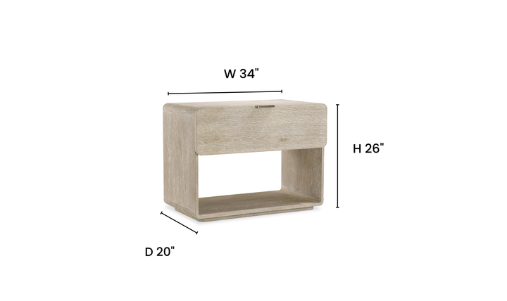 Bernhardt Antibes Nightstand -Jennifer Furniture