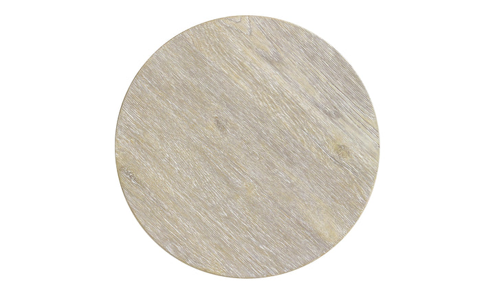 Bernhardt Antibes Round Side Table with Arched Concrete Base-Jennifer