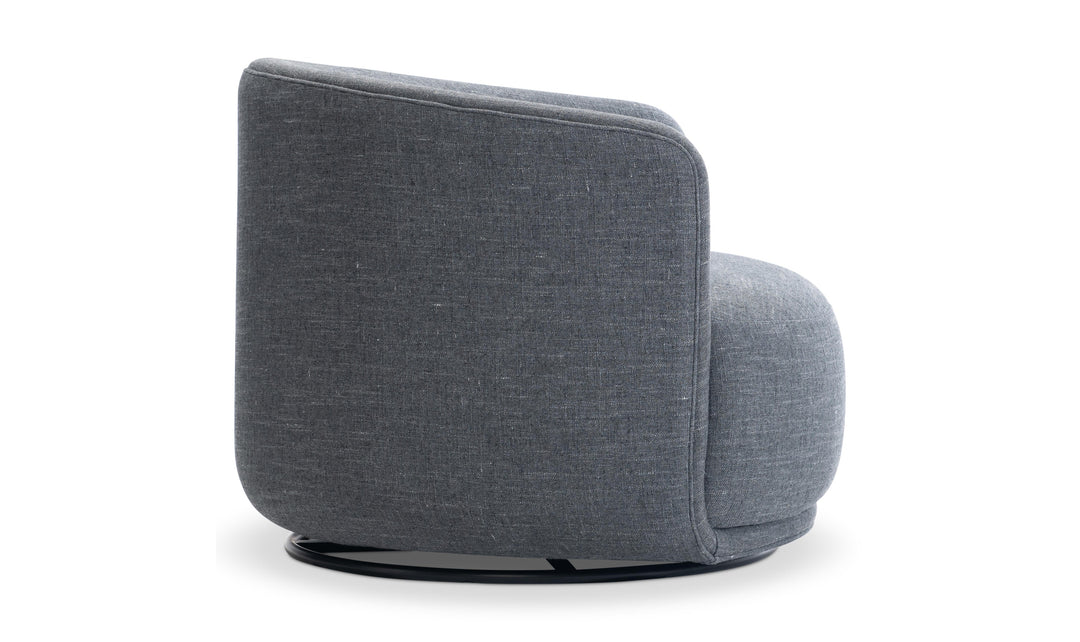 Bernhardt Astrid Modern Fabric Swivel Chair-Jennifer Furniture