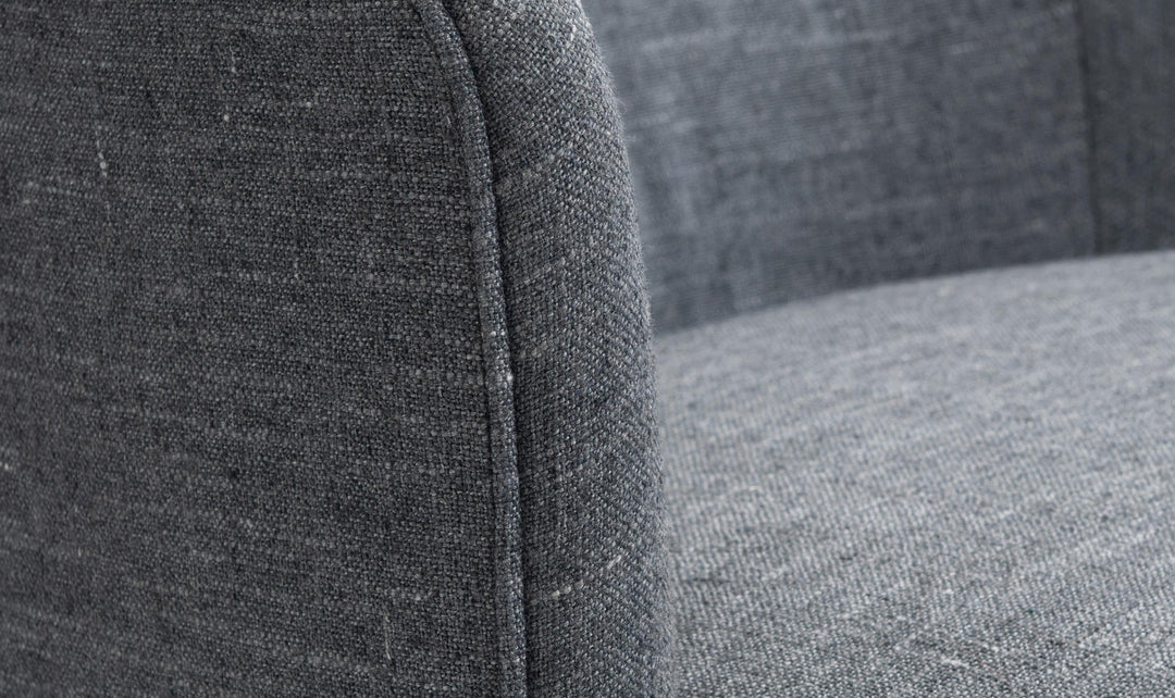 Bernhardt Astrid Modern Fabric Swivel Chair-Jennifer Furniture