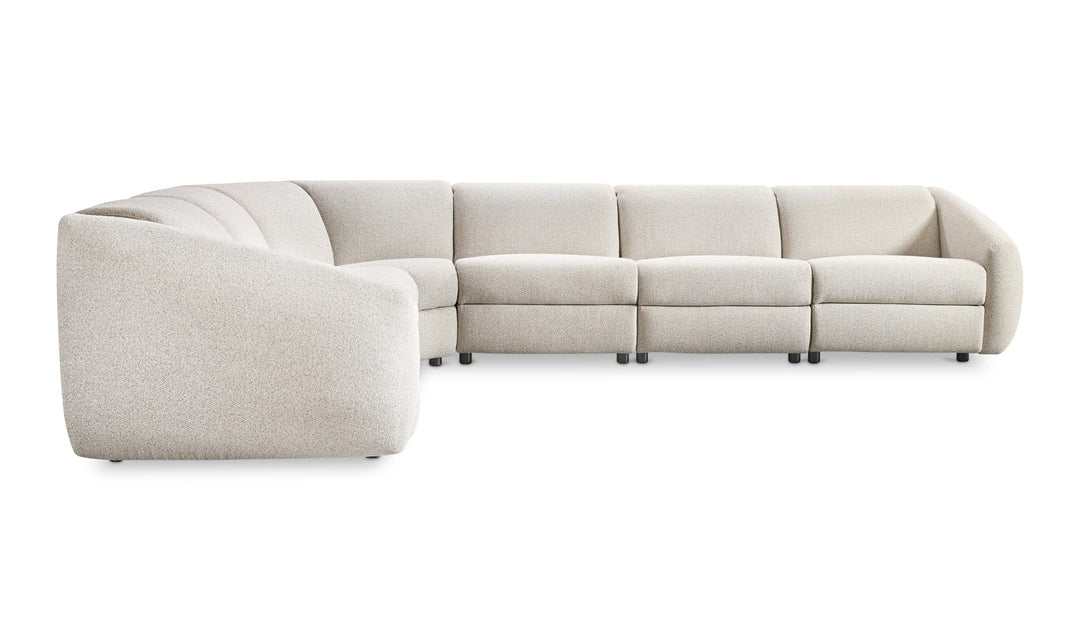 Bernhardt Avignon Fabric Motion Sectional Sofa With Power Headrest-Jennifer