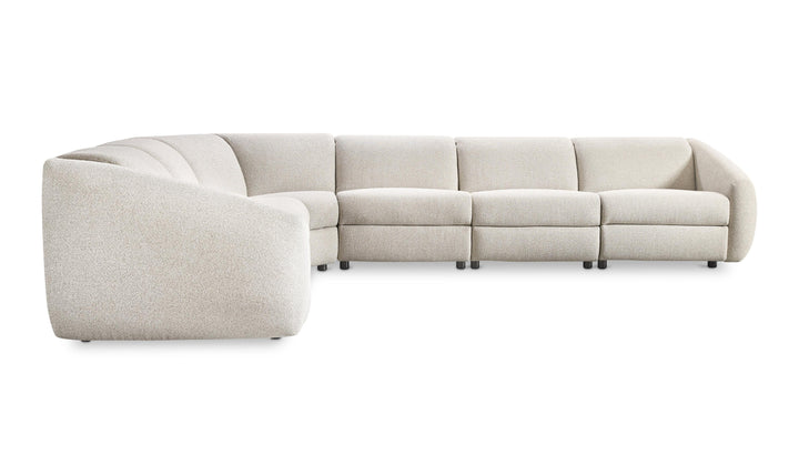 Bernhardt Avignon Fabric Motion Sectional Sofa With Power Headrest-Jennifer