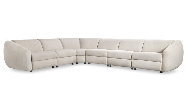 Bernhardt Avignon Fabric Motion Sectional Sofa With Power Headrest-Jennifer
