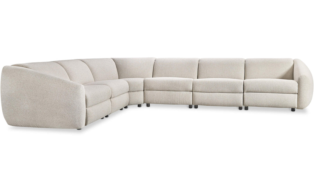 Bernhardt Avignon Fabric Motion Sectional Sofa With Power Headrest-Jennifer