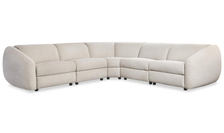 Bernhardt Avignon Fabric Motion Sectional Sofa With Power Headrest-Jennifer