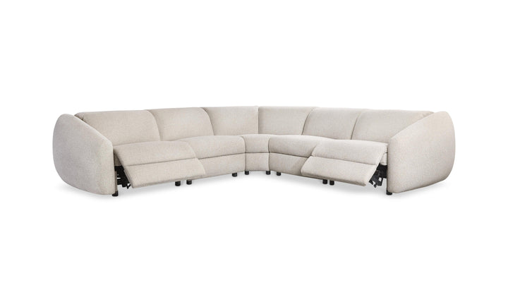 Bernhardt Avignon Fabric Motion Sectional Sofa With Power Headrest-Jennifer