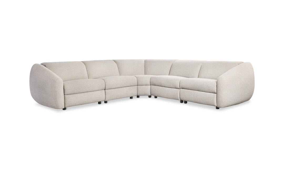 Bernhardt Avignon Fabric Motion Sectional Sofa With Power Headrest-Jennifer