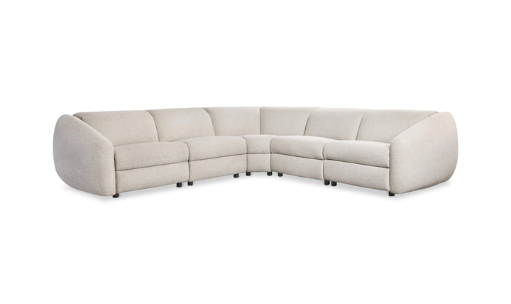 Bernhardt Avignon Fabric Motion Sectional Sofa With Power Headrest-Jennifer