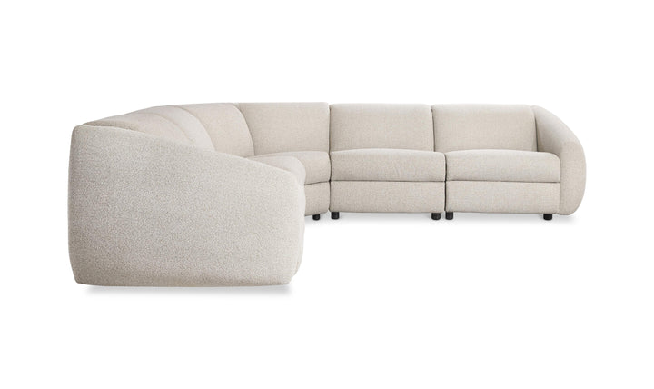Bernhardt Avignon Fabric Motion Sectional Sofa With Power Headrest-Jennifer