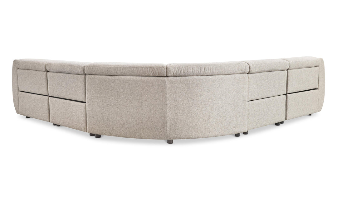 Bernhardt Avignon Fabric Motion Sectional Sofa With Power Headrest-Jennifer