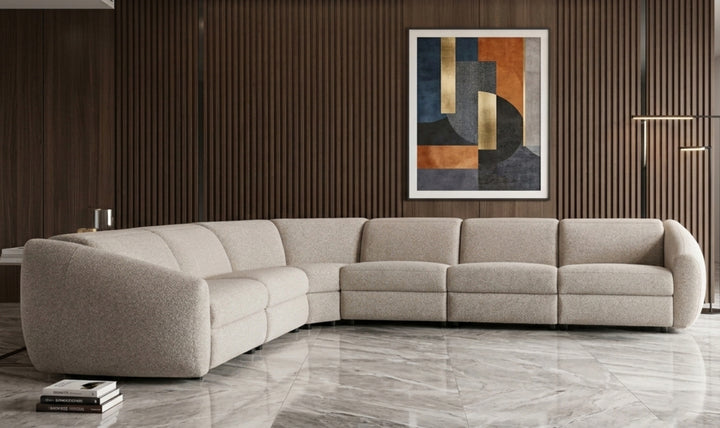 Bernhardt Avignon Fabric Motion Sectional Sofa With Power Headrest-Jennifer