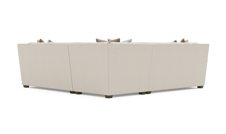 Bernhardt Barnes Fabric Sectional With Throw Pillow
