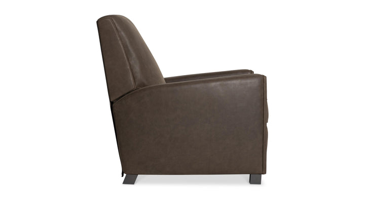 Bernhardt Bastille Tailored Leather Push-Back Recliner Chair-Jennifer