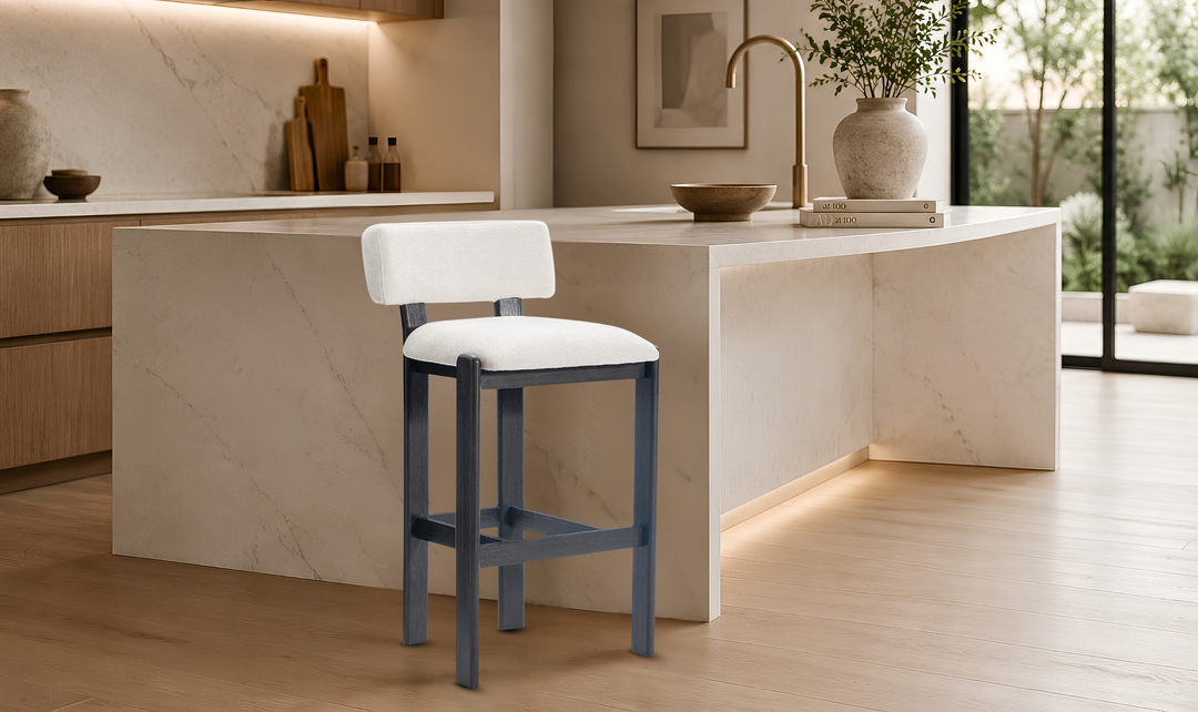 Bernhardt Baxter Wooden Bar Stool-Jennifer Furniture