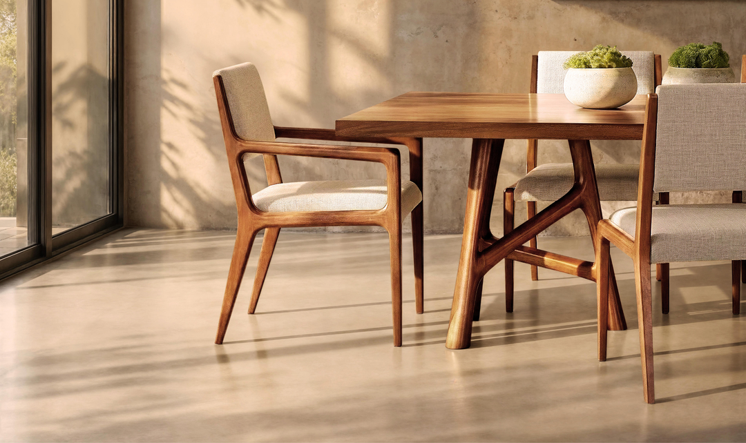 Bernhardt Brasea Modern Upholstered Wood Arm Chair-jennifer Furniture