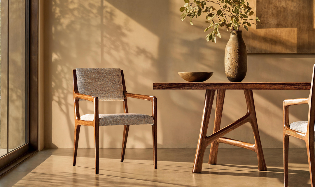 Bernhardt Brasea Modern Upholstered Wood Arm Chair-jennifer Furniture