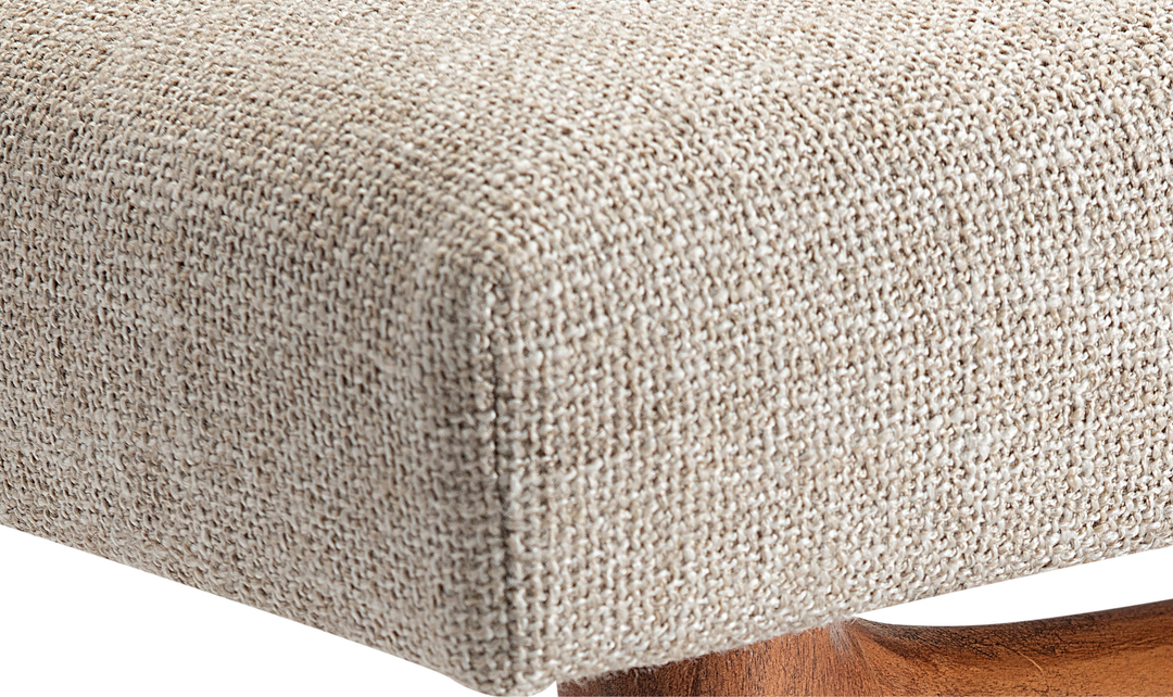 Bernhardt Brasea Modern Upholstered Wood Bench
