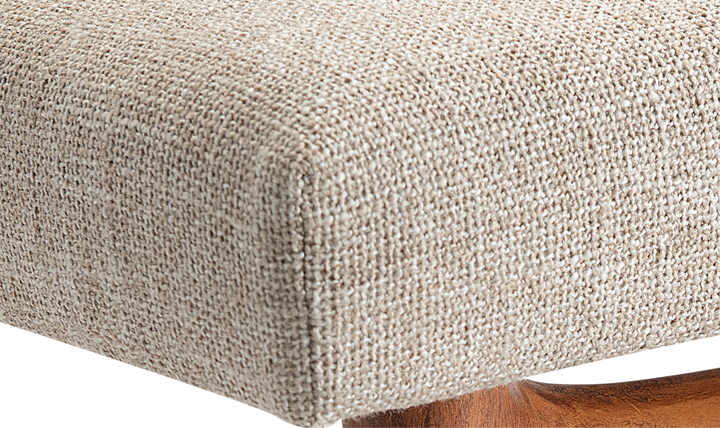 Bernhardt Brasea Modern Upholstered Wood Bench