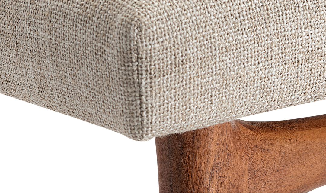 Bernhardt Brasea Modern Upholstered Wood Bench-Jennifer Furniture