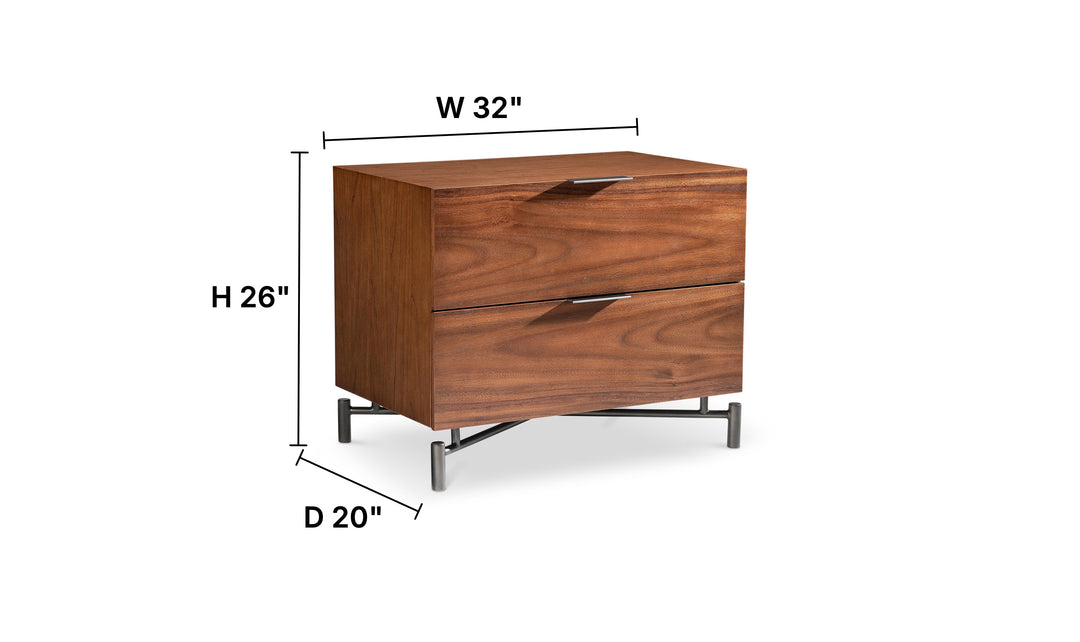 Bernhardt Brasea Nightstand-Jennifer Furniture