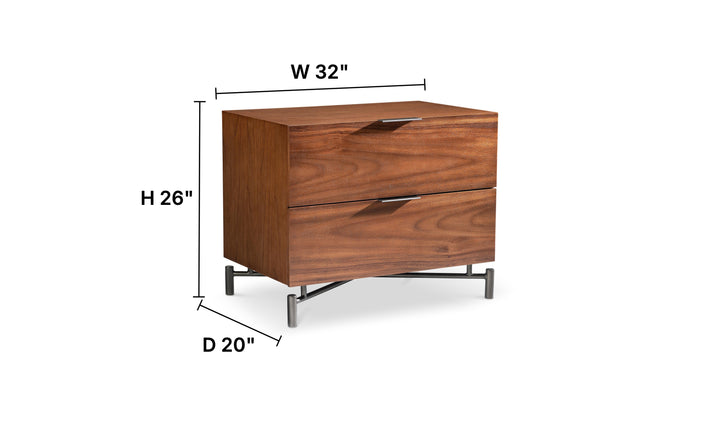 Bernhardt Brasea Nightstand-Jennifer Furniture