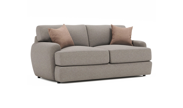 Bernhardt Cameron Fabric Loveseat With Oversized Rolled Arms