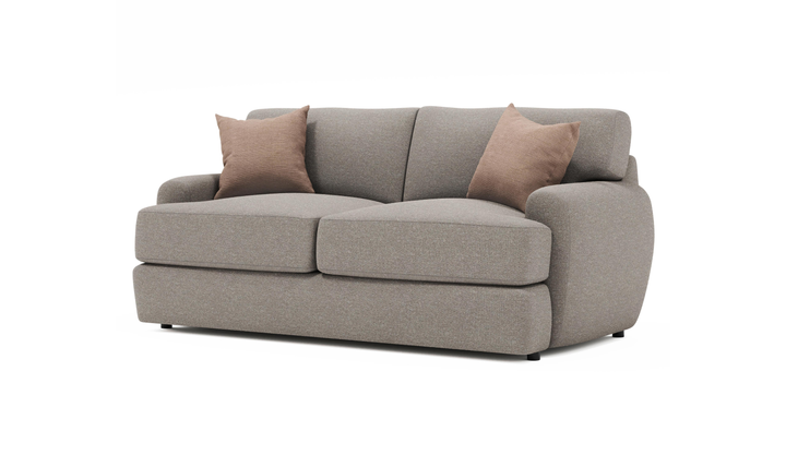 Bernhardt Cameron Fabric Loveseat With Oversized Rolled Arms