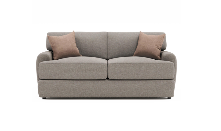 Bernhardt Cameron Fabric Loveseat With Oversized Rolled Arms