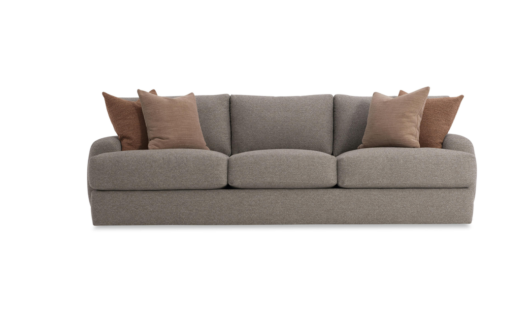 Bernhardt Cameron Fabric Sofa With Oversized Roll Arms