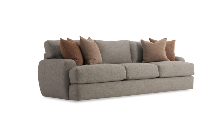 Bernhardt Cameron Fabric Sofa With Oversized Roll Arms