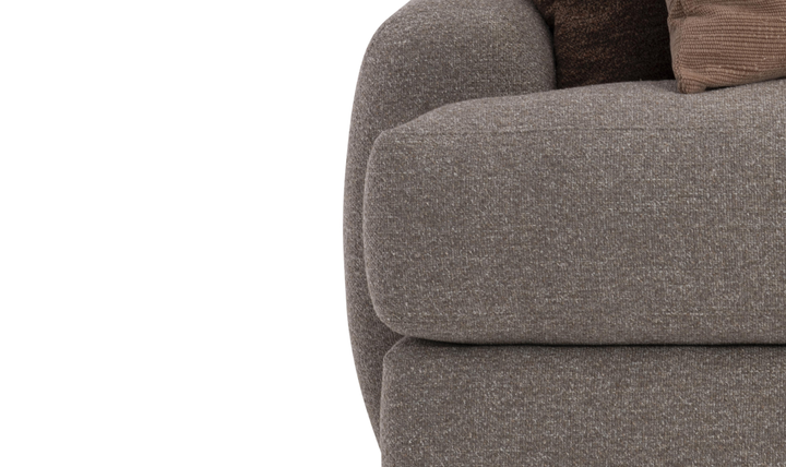 Bernhardt Cameron Fabric Sofa With Oversized Roll Arms