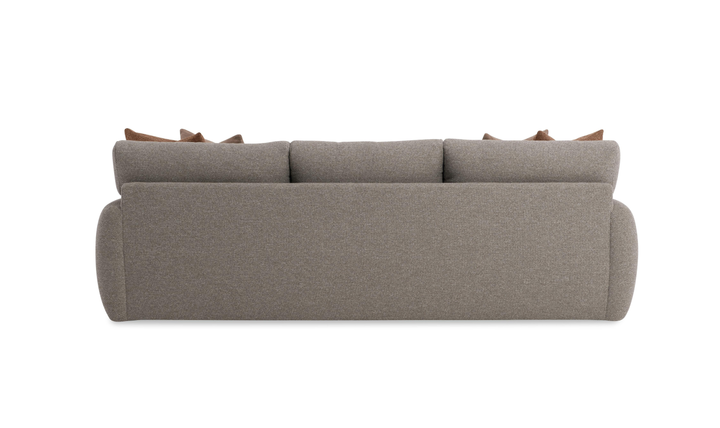 Bernhardt Cameron Fabric Sofa With Oversized Roll Arms