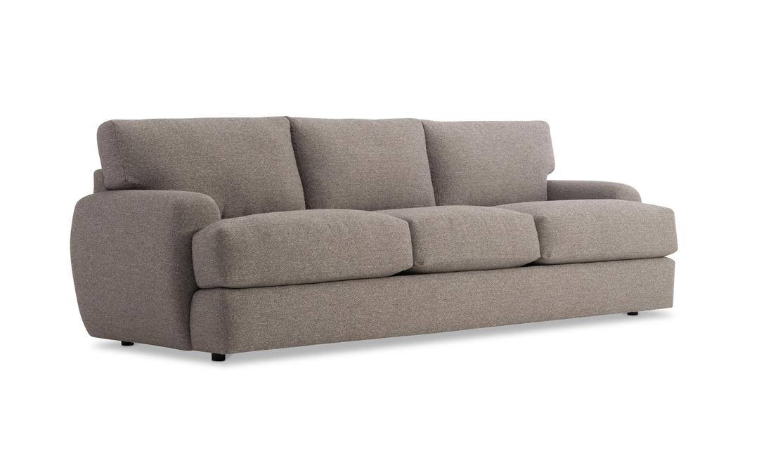 Bernhardt Cameron Fabric Sofa With Oversized Roll Arms