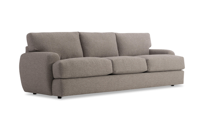 Bernhardt Cameron Fabric Sofa With Oversized Roll Arms