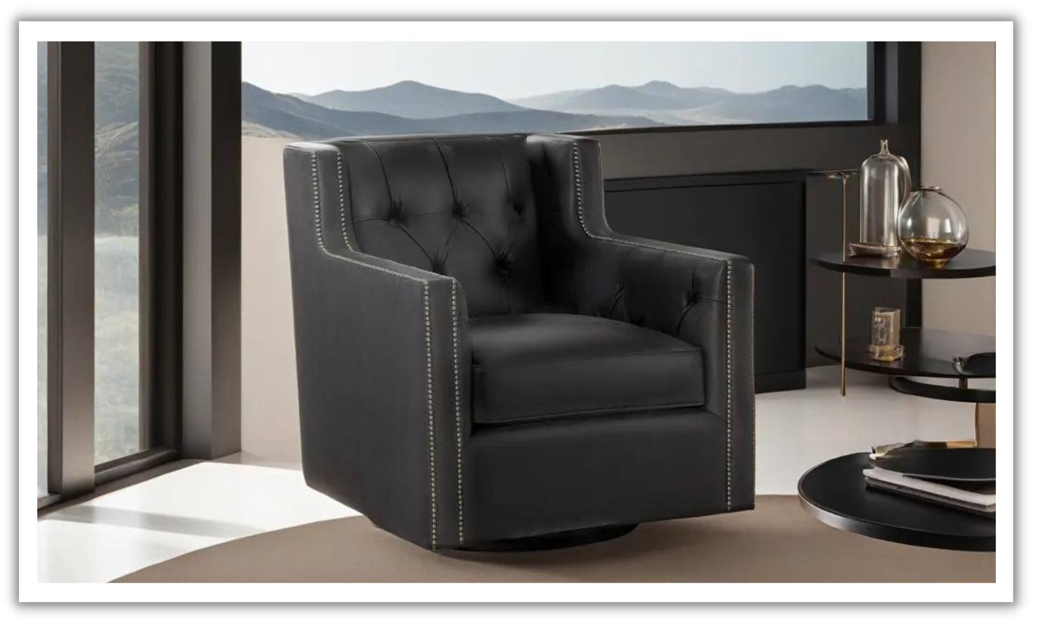 Candace Swivel Chair - Thumbnail 2